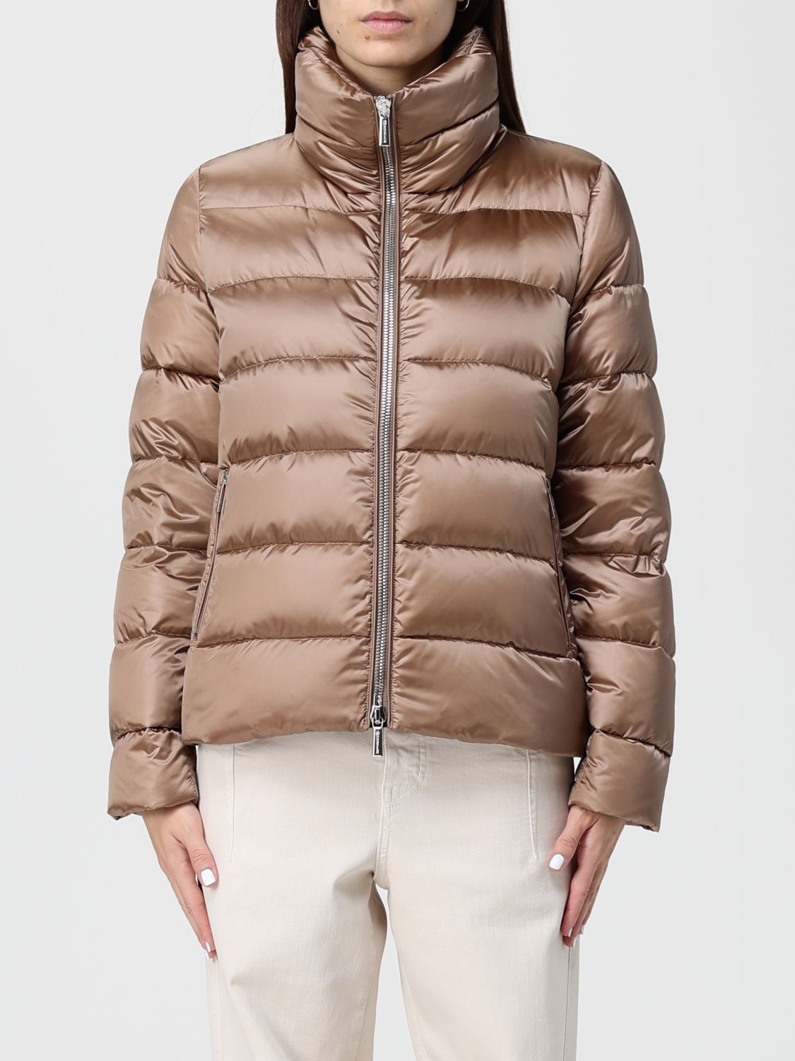 Moorer Jacket  Woman Color Camel In Brown