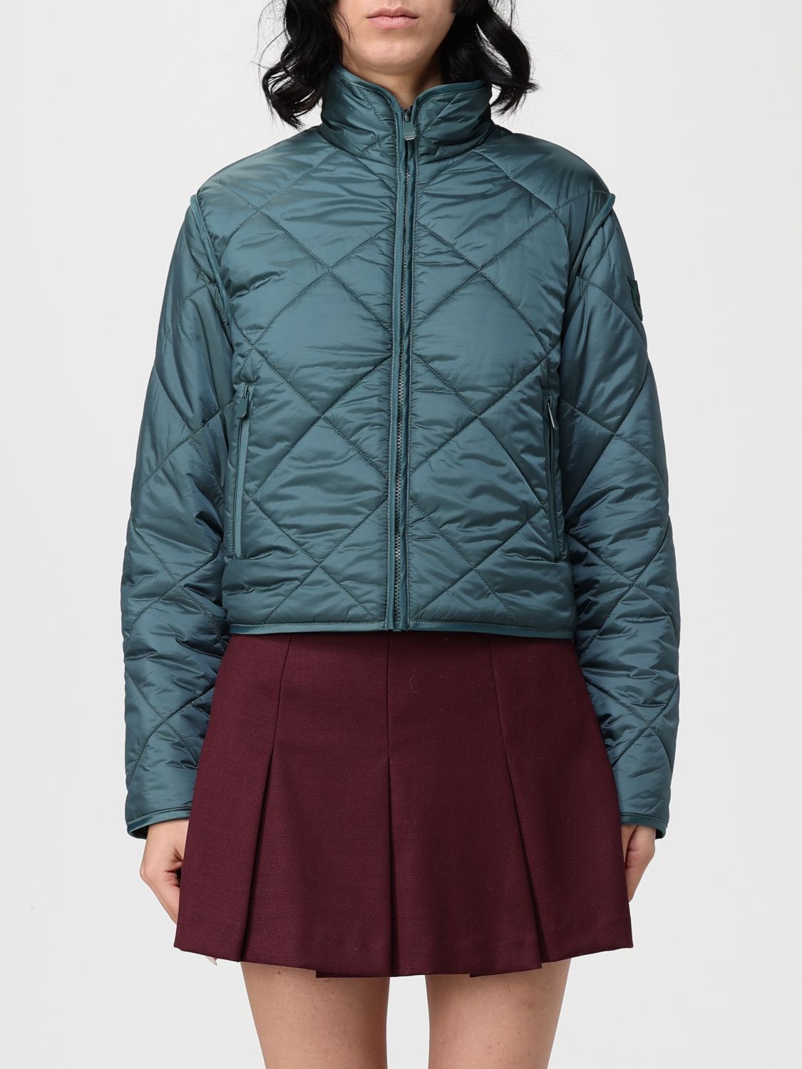 Pinko Jacket  Woman Color Green In Blue