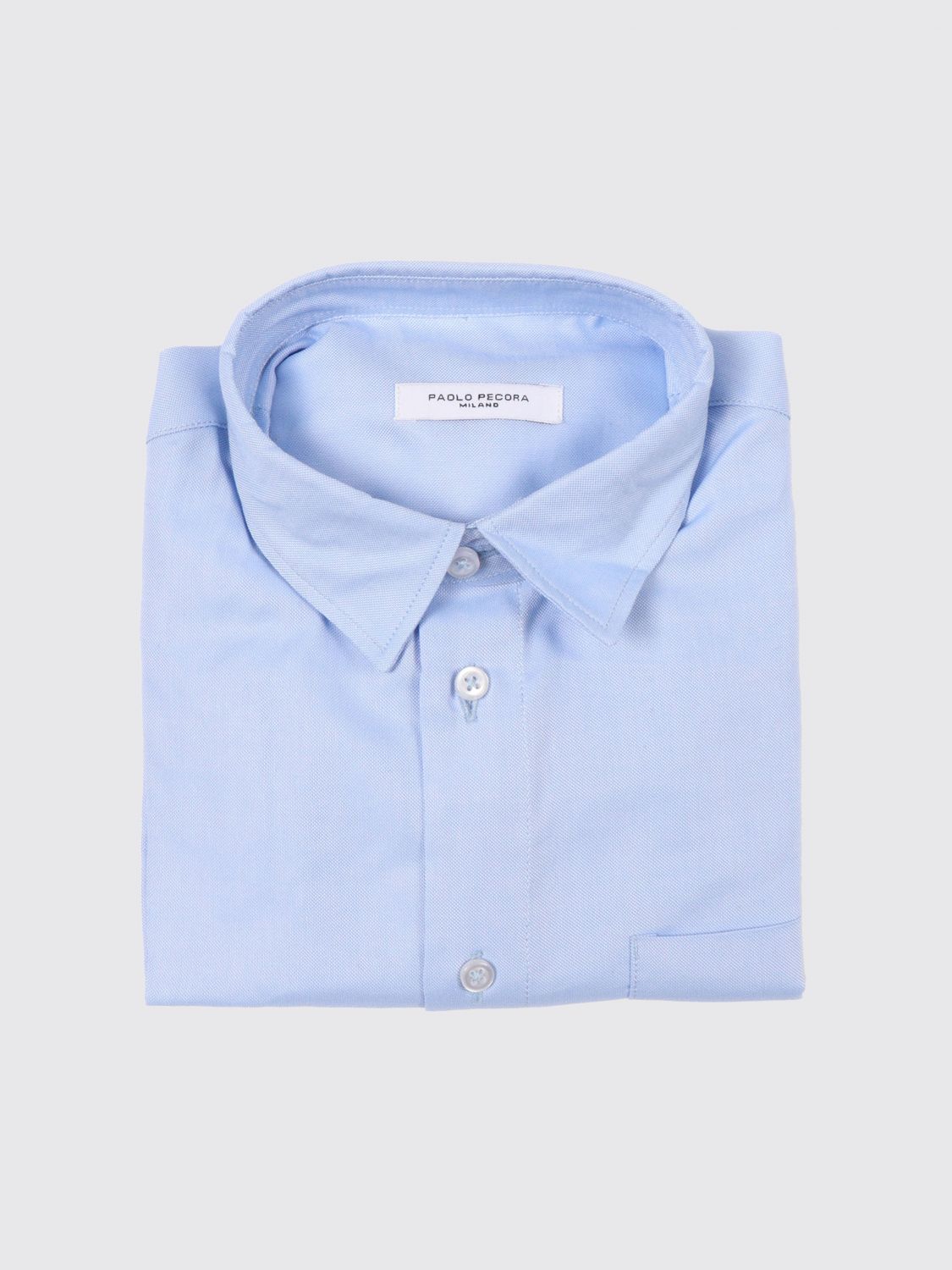 PAOLO PECORA Hemd Kinder Farbe Hellblau