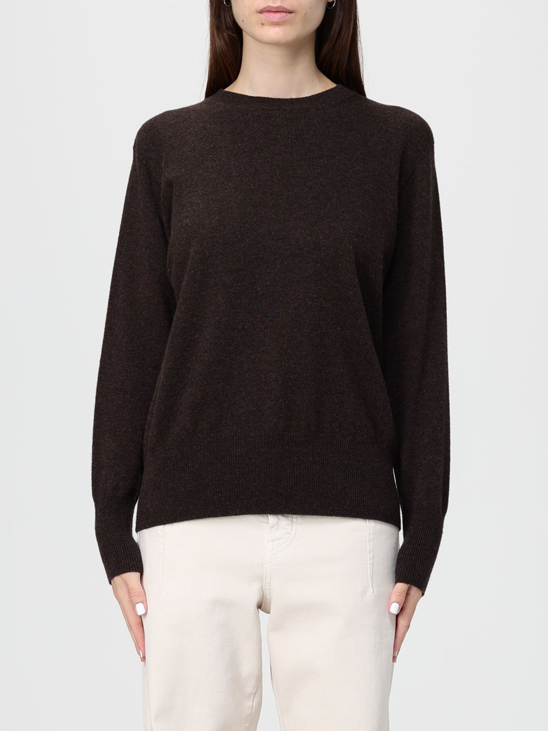The Row Kathy Raglan-sleeve Boucle Knit Sweater In Animal Print