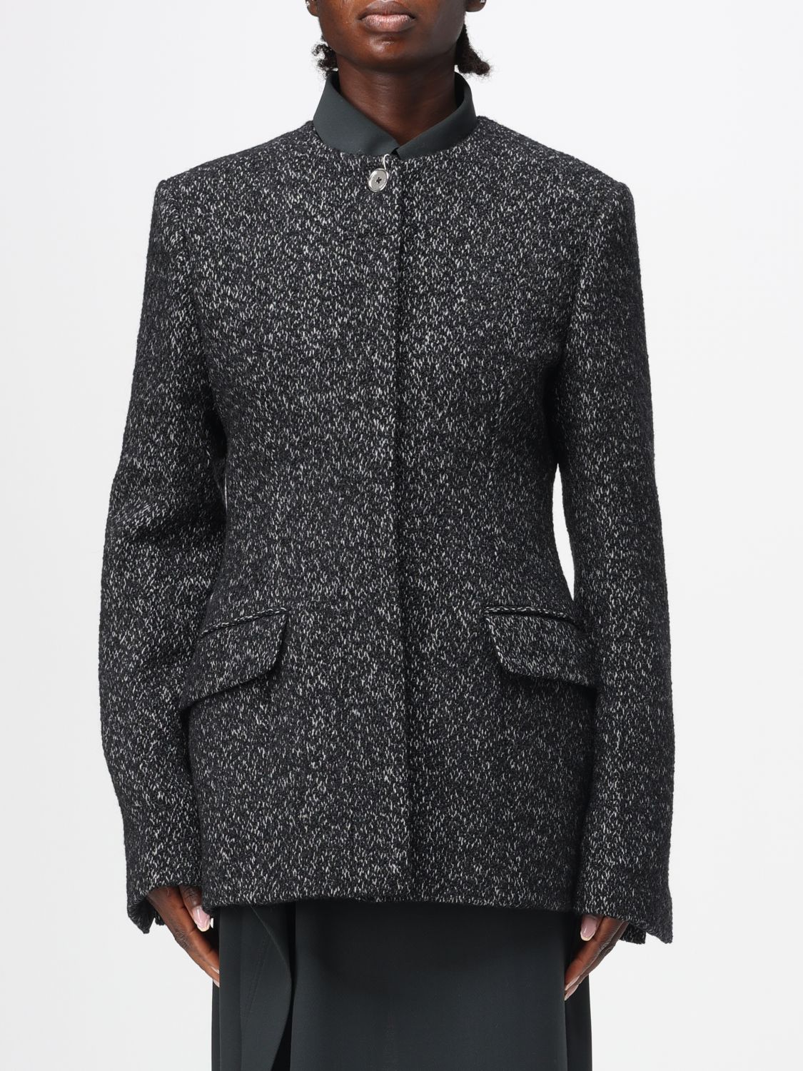 Totême Jacket Toteme Woman Color Black In Gray