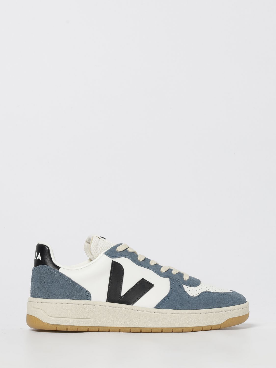 Veja Multicolour Leather Sneaker In Blue
