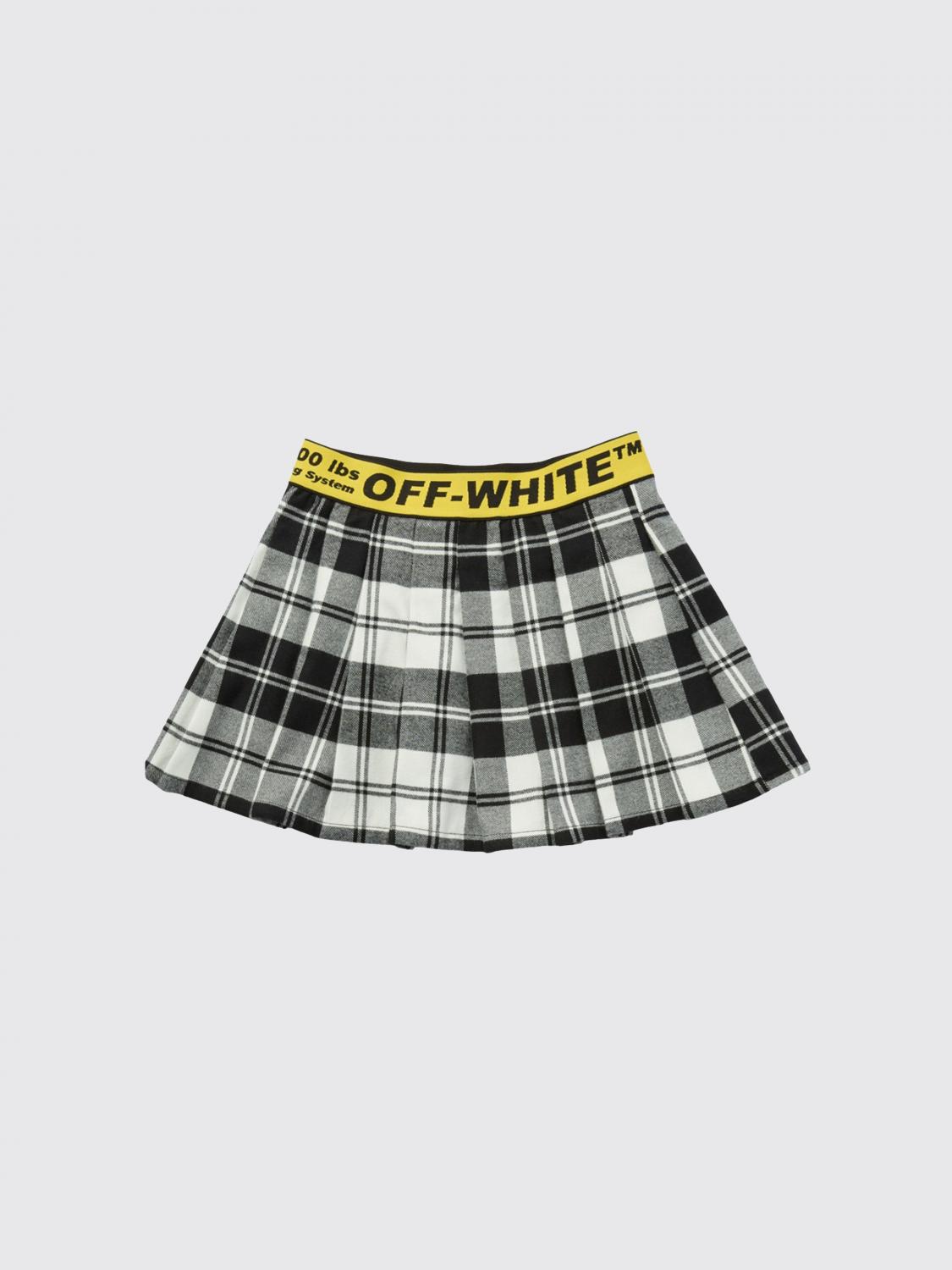 OFF-WHITE KIDS Skirt Kids color Black　OFF-WHITE KIDS スカート キッズカラー ブラック OFF-WHITE