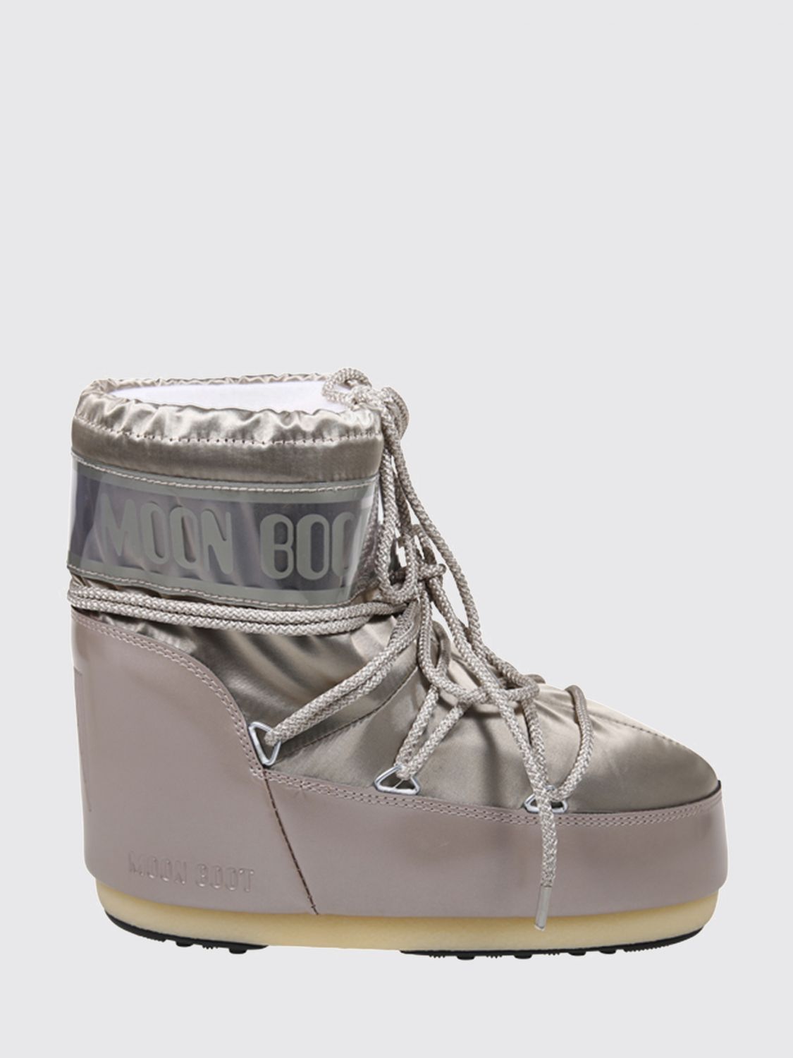 Moon Boot Flat Ankle Boot  Woman Color Grey In Gray