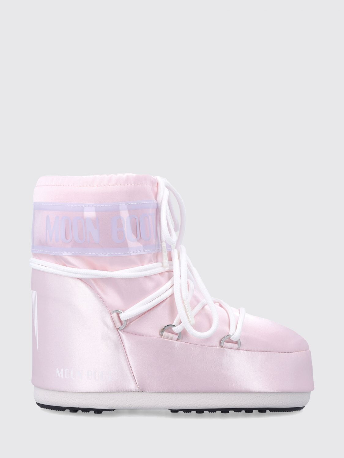 Moon Boot Icon Low Rose Pearly Ankle Boots In Multi