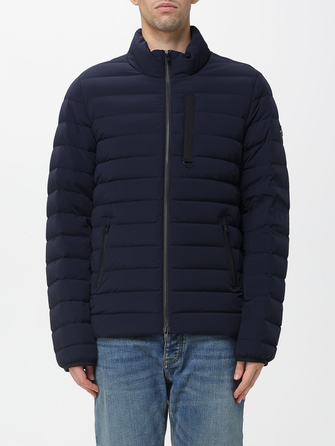 Moose Knuckles Jacket Men Color Blue In Blue