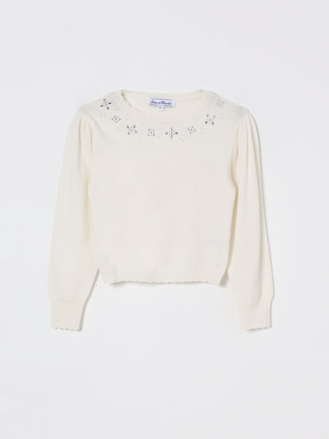 Tartine Et Chocolat Sweater  Kids Color Pearl In White