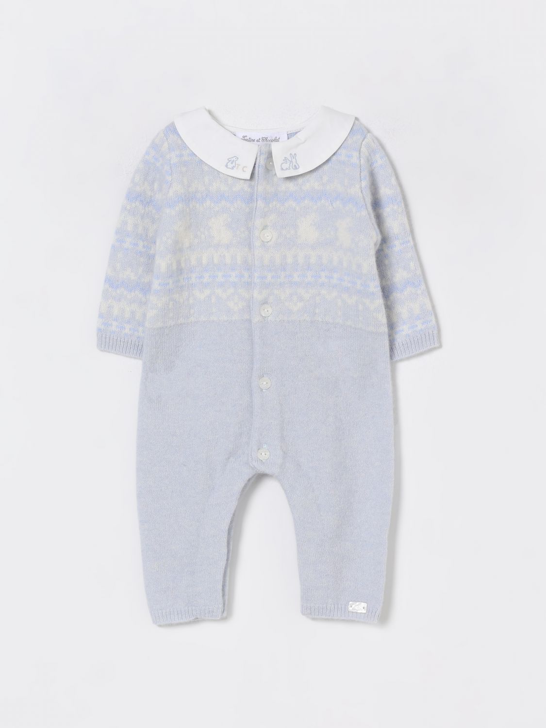 Tartine Et Chocolat Babies' Romper  Kids Color Blue