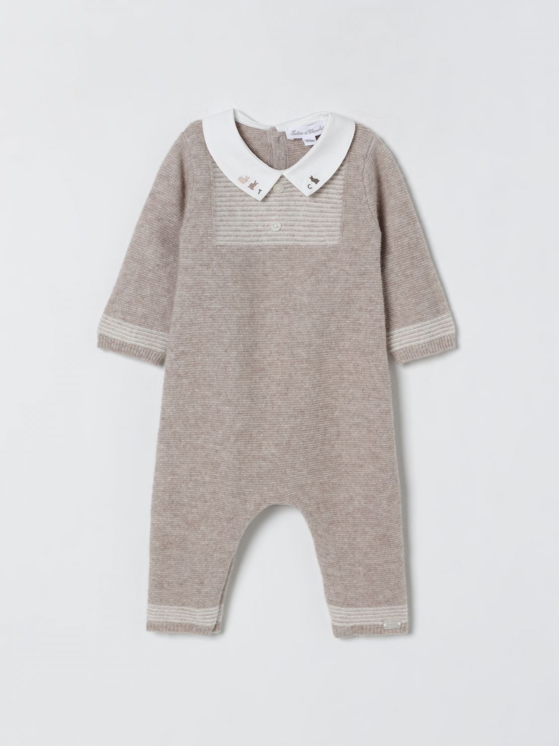 Tartine Et Chocolat Romper  Kids Color Grey In Neutral