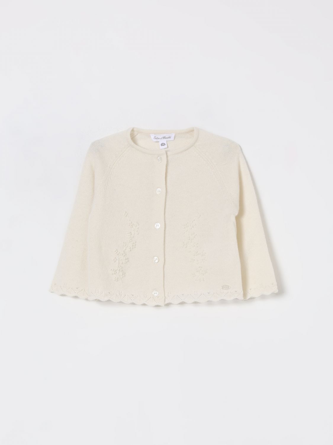 Tartine Et Chocolat Babies' Sweater  Kids Color Pearl In White