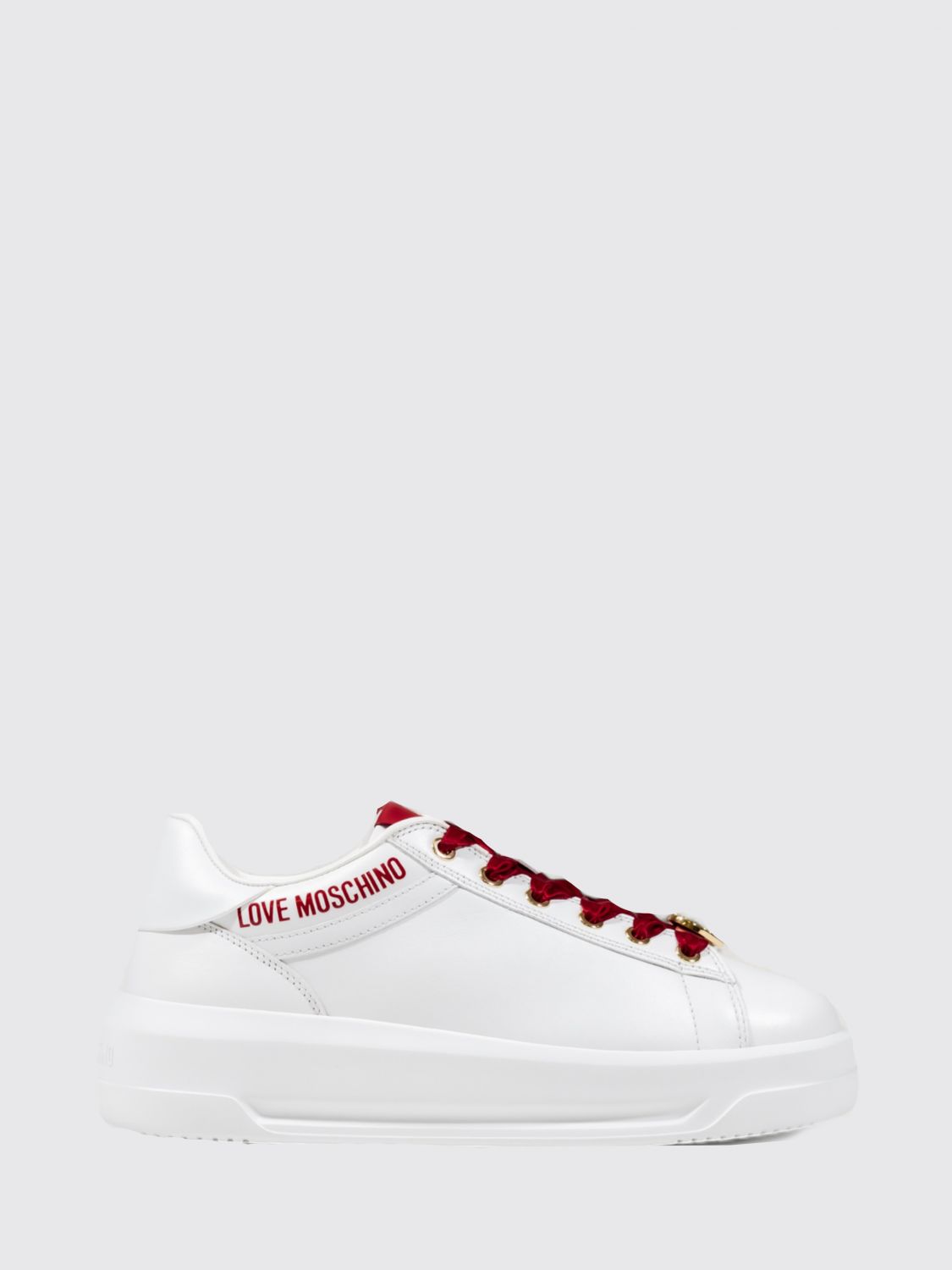 Love Moschino Sneakers  Woman Color White In White