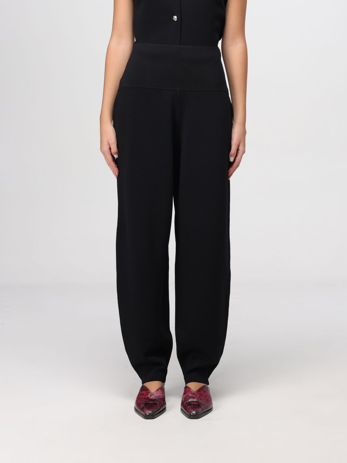 Liu •jo Pants Liu Jo Woman Color Black In Black