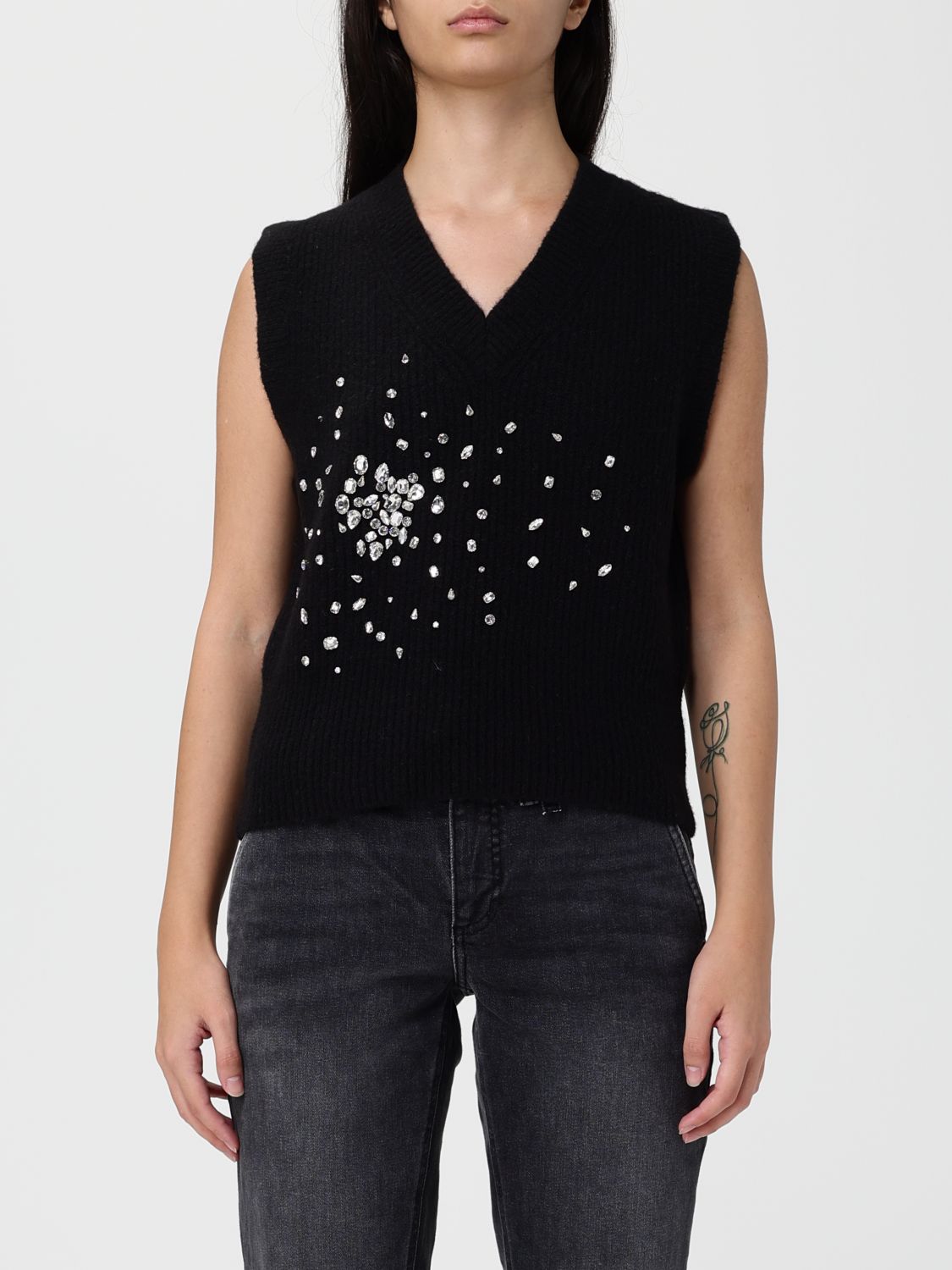 Liu •jo Top Liu Jo Woman Color Black In Black