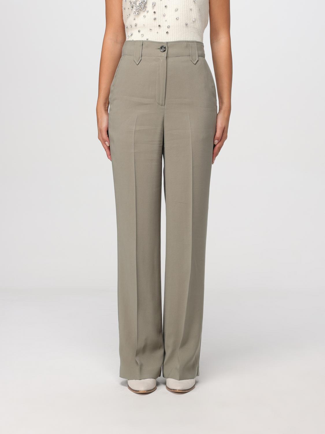 Liu •jo Pants Liu Jo Woman Color Green In Gray