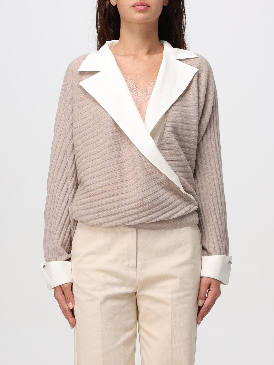 Liu •jo Shirt Liu Jo Woman Color Dove Grey In Gray