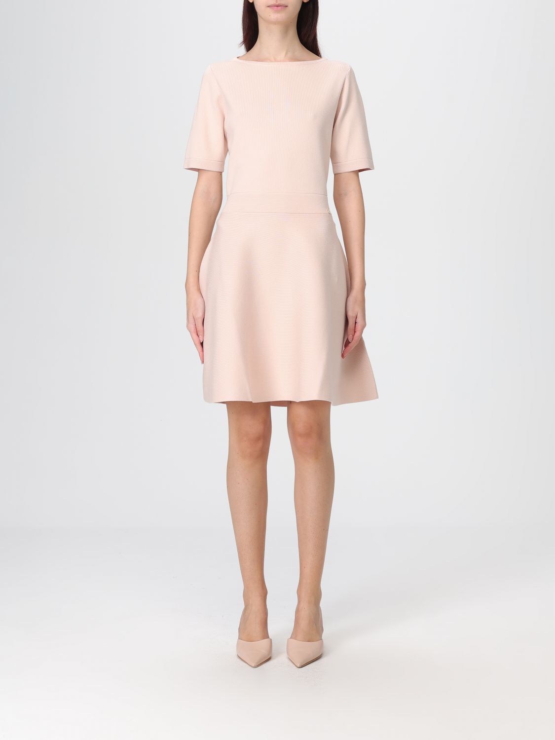Liu •jo Dress Liu Jo Woman Color Pink In Neutral