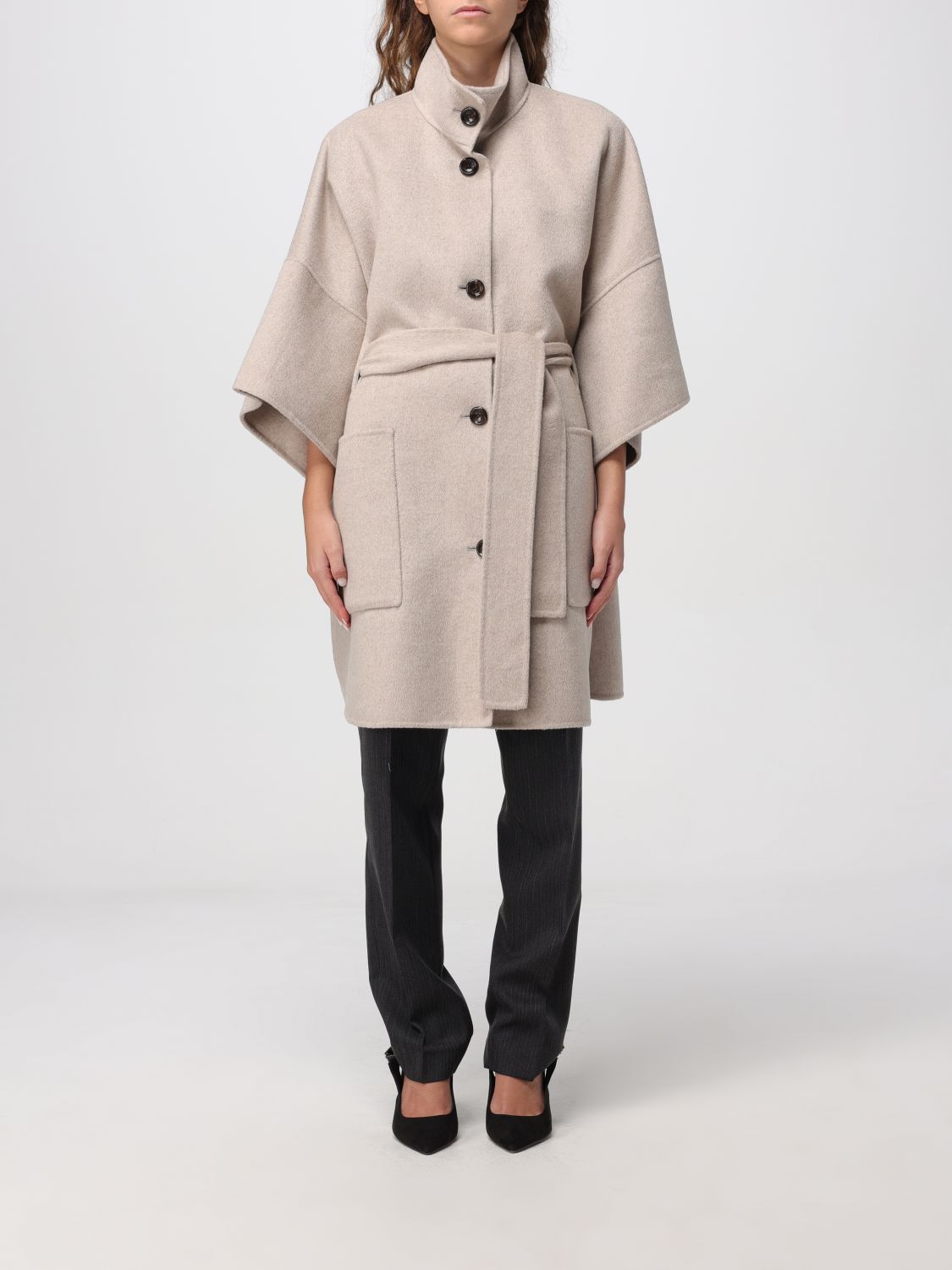 Liu •jo Coat Liu Jo Woman Color Mastic In Brown
