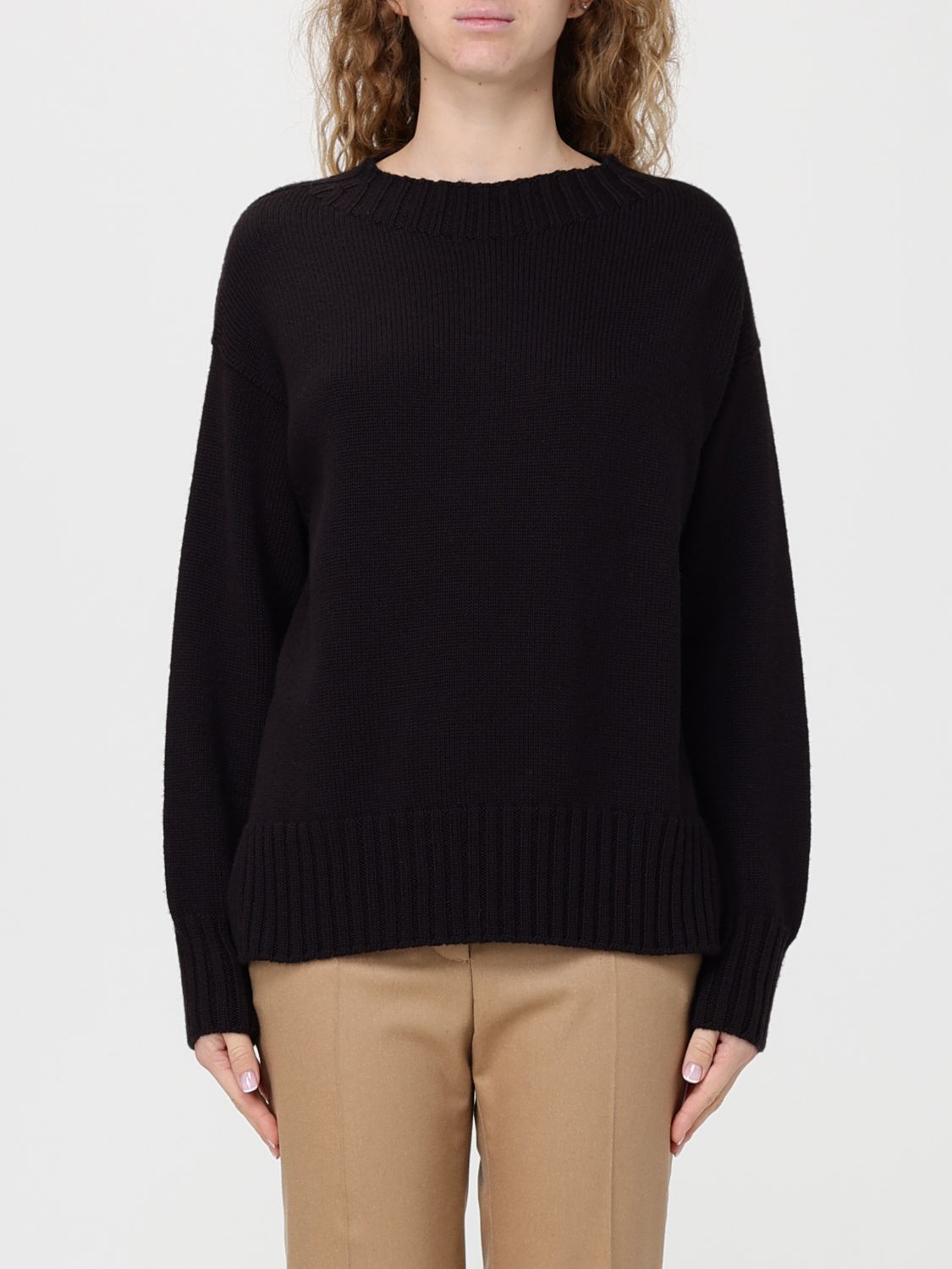 Drumohr Sweater  Woman Color Brown In Black