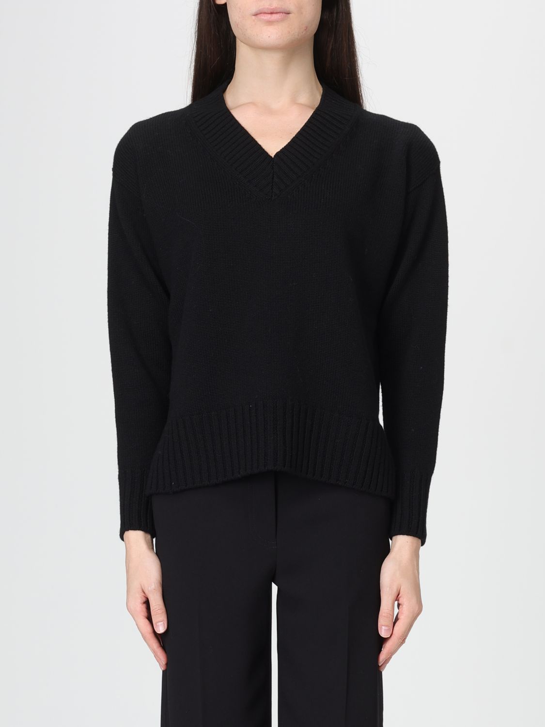Drumohr Sweater  Woman Color Black In Black