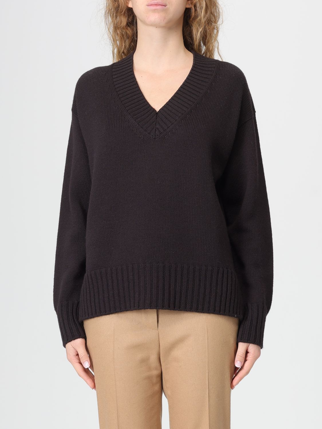 Drumohr Sweater Woman Color Hazel In Black