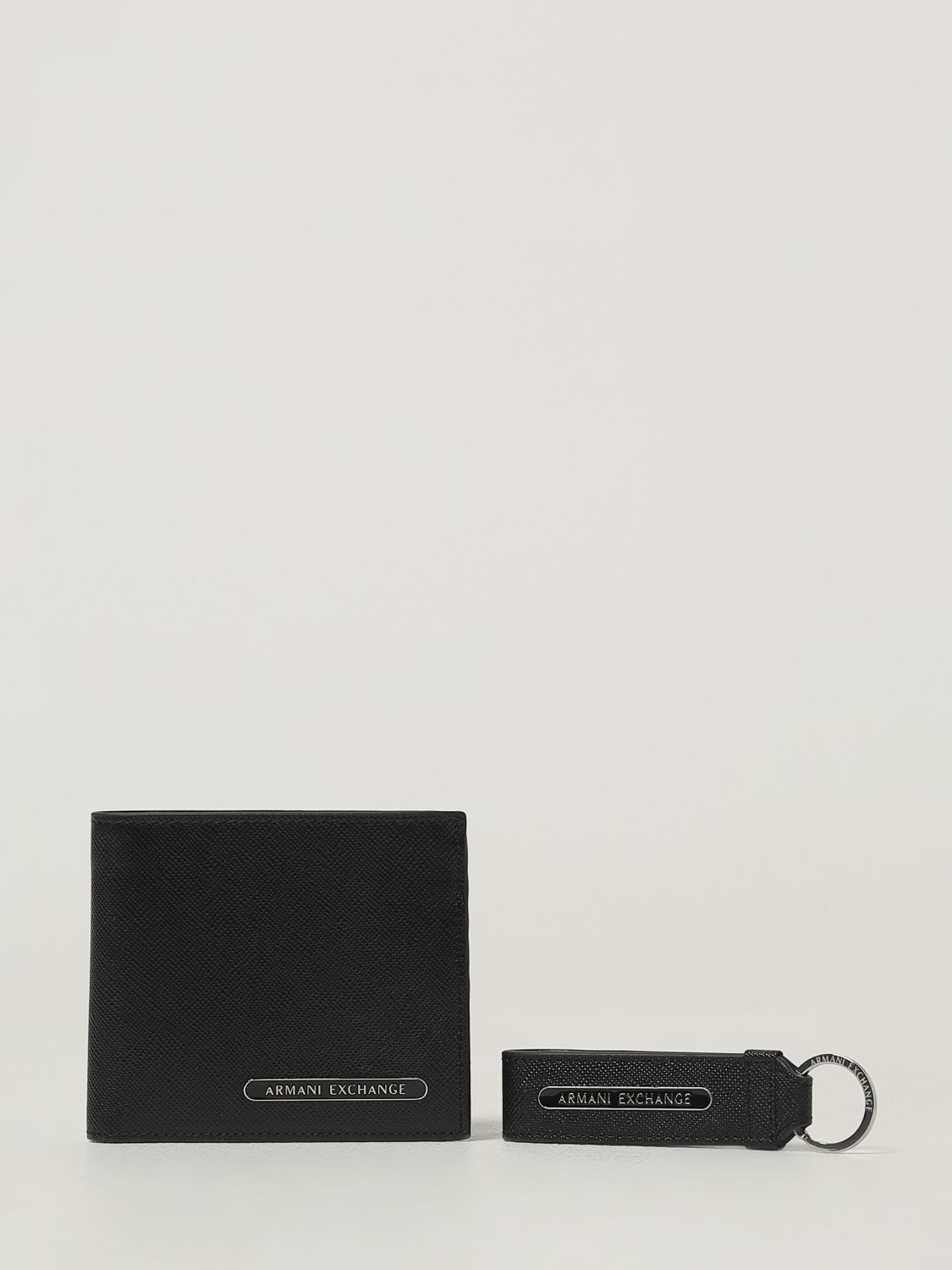 Armani Exchange Wallet  Men Color Black In Black