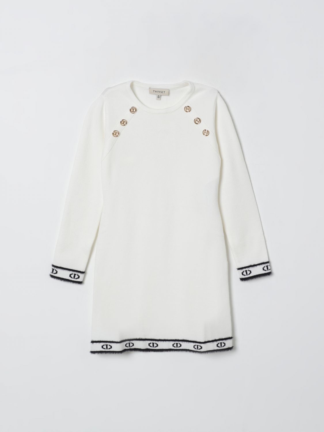 Twinset Dress  Kids Color White In White