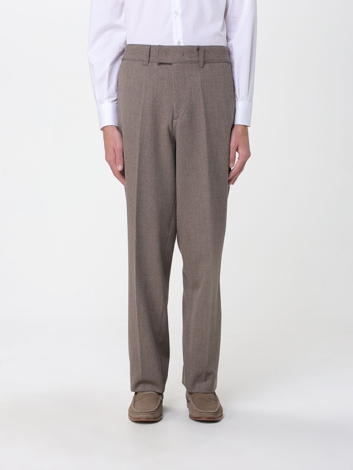 Paolo Pecora Pants  Men Color Sand In Gray