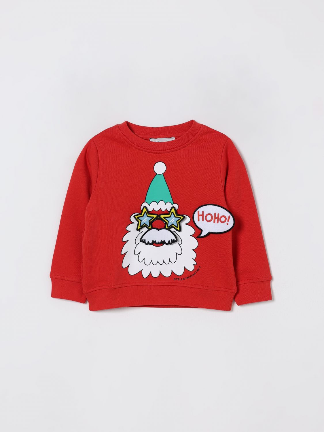 Stella Mccartney Crewneck Sweatshirt With Print Kids In Red