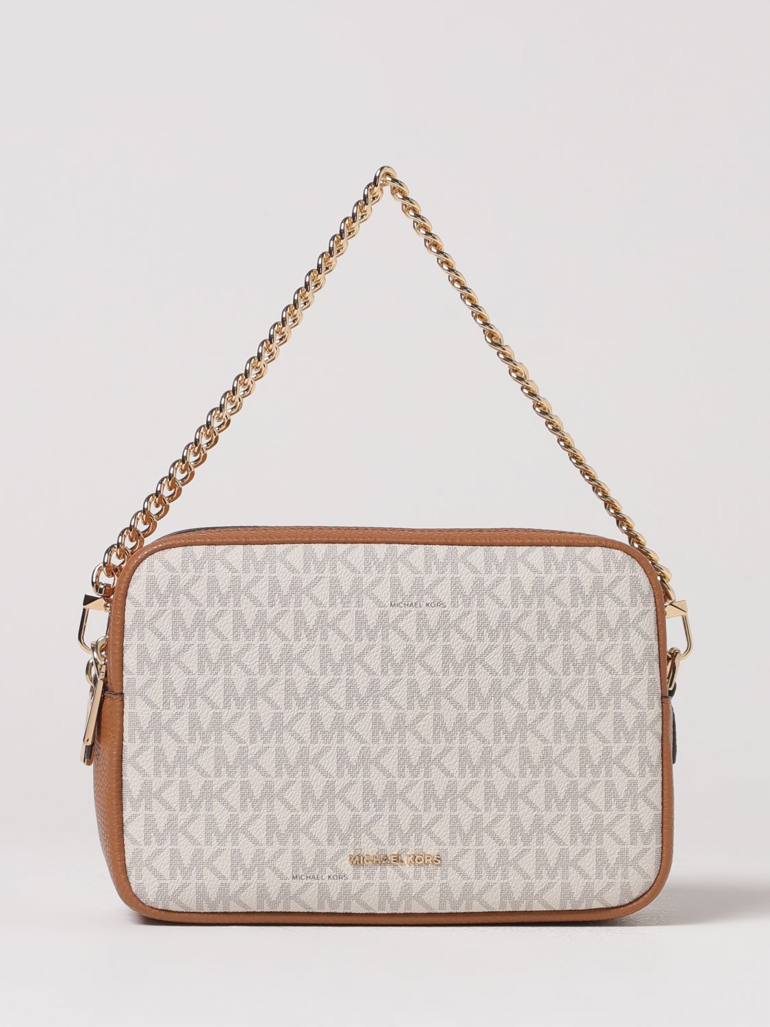 Michael Kors Women's Jet Set Crossbody Bag In Vanilla In White