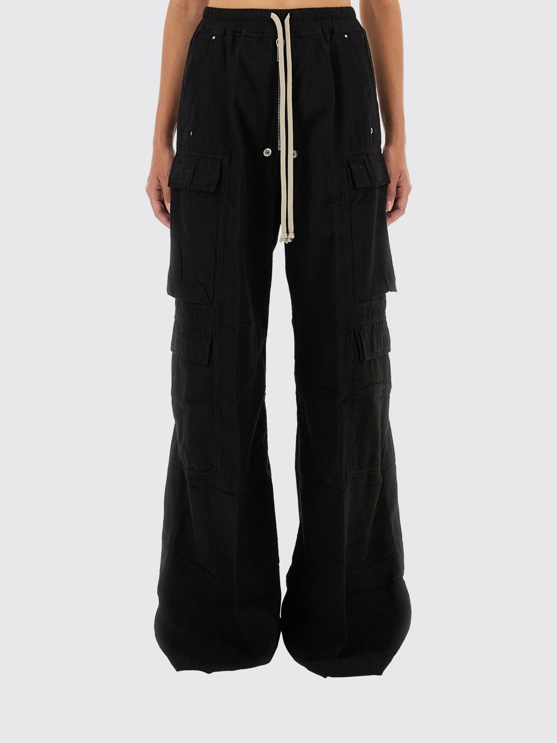 Rick Owens Drkshdw Pants  Woman Color Black In Black