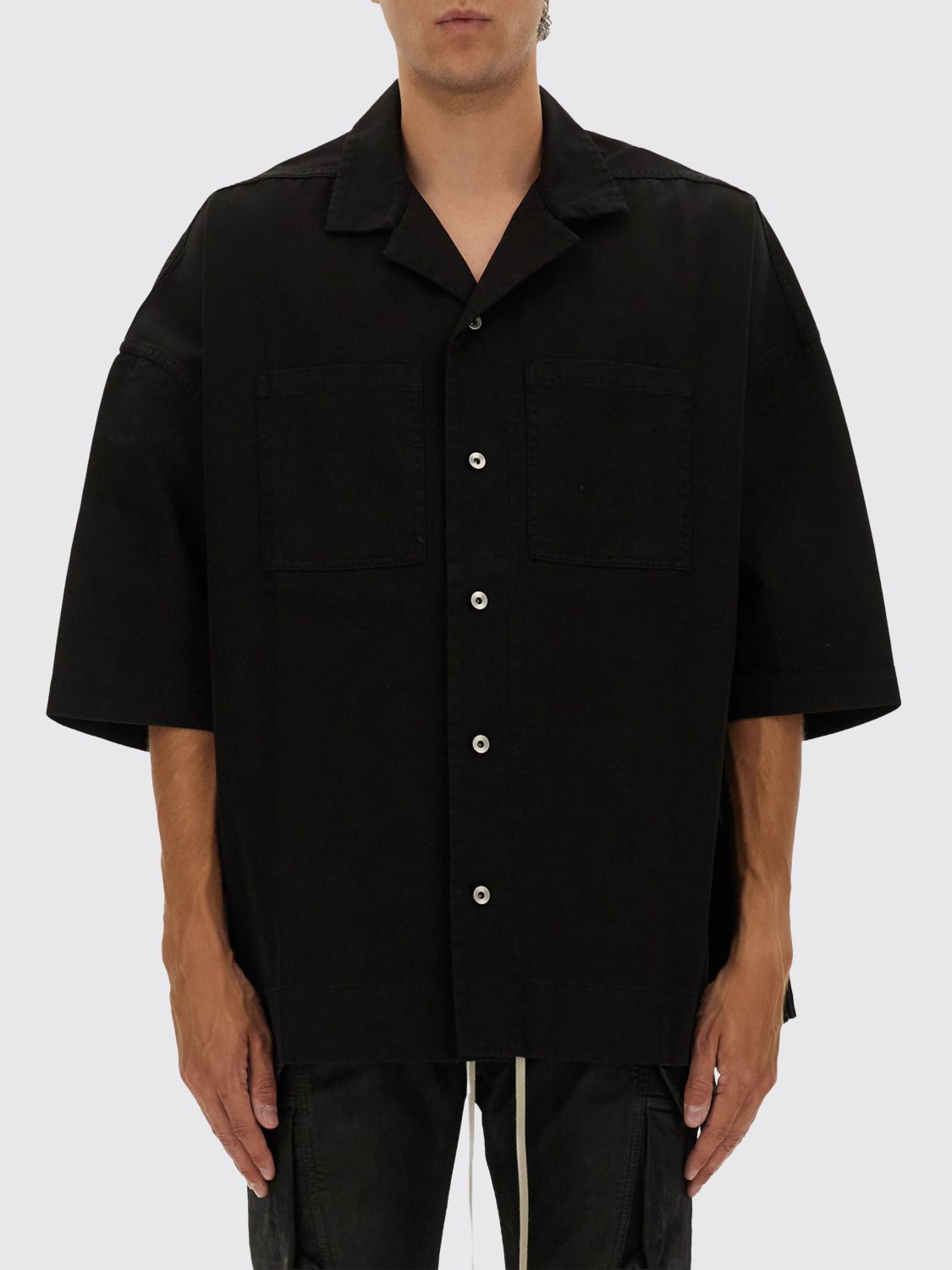 Rick Owens Drkshdw Drkshdw By Rick Owens "magnum Tommy" Shirt In Black