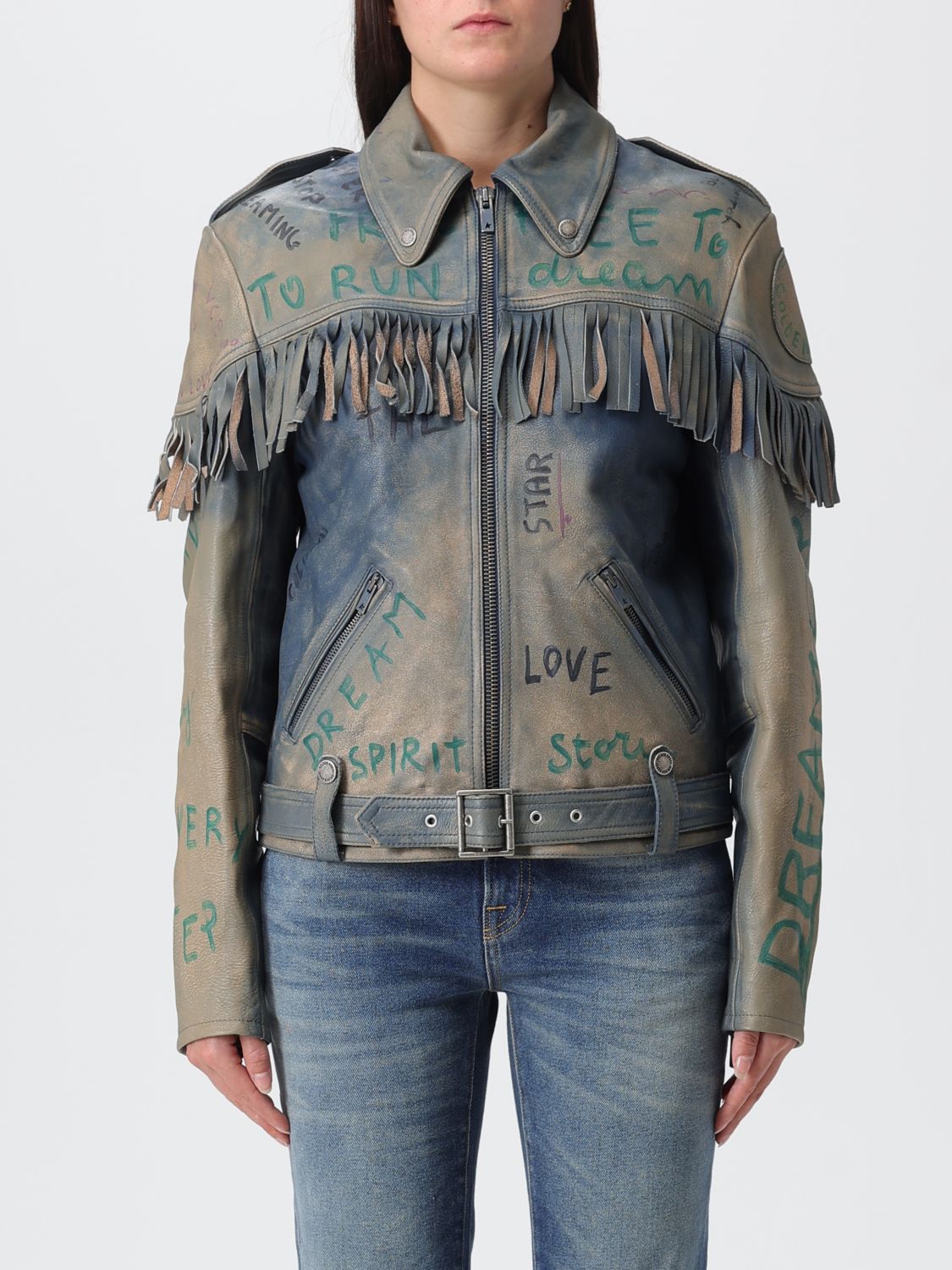 Golden Goose Jacket  Woman Color Blue