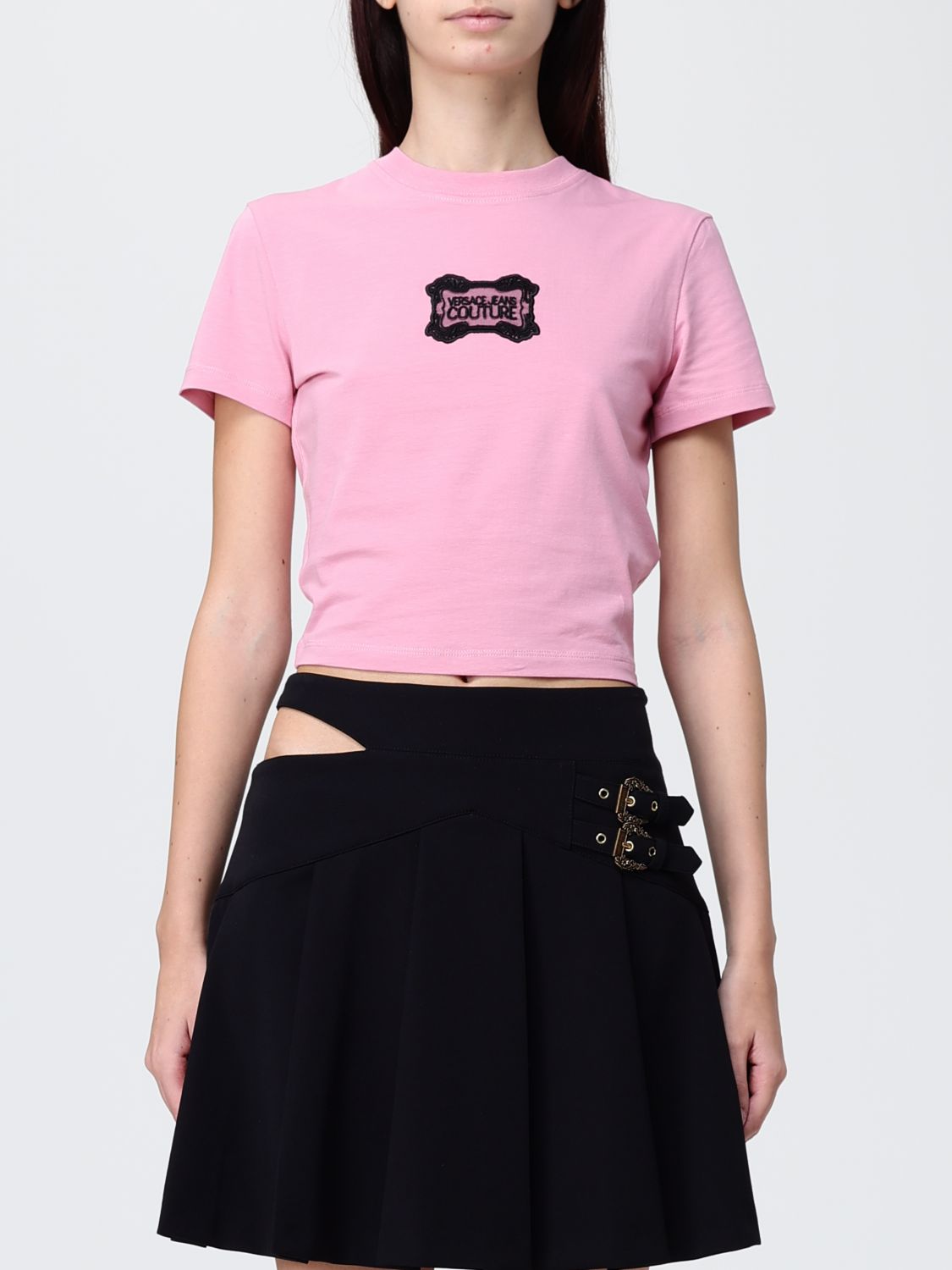 Versace Jeans Couture T-shirt Woman Color Pink In Pink