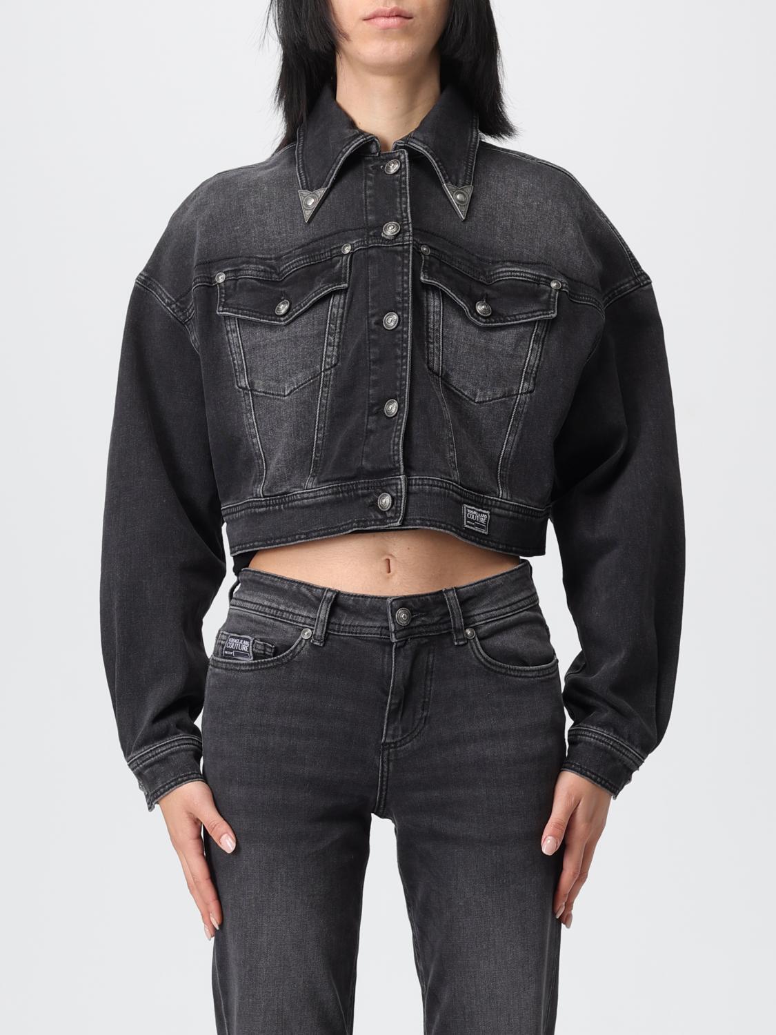 VERSACE JEANS COUTURE Jacke Damen Farbe Schwarz