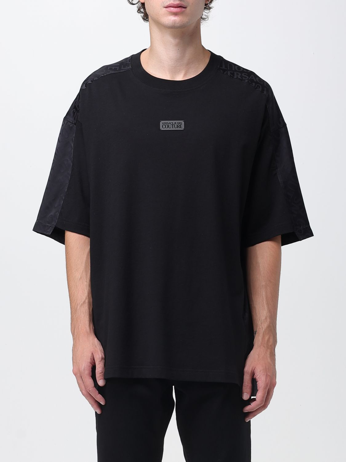 Versace Jeans Couture T-shirt Men Color Black In Black