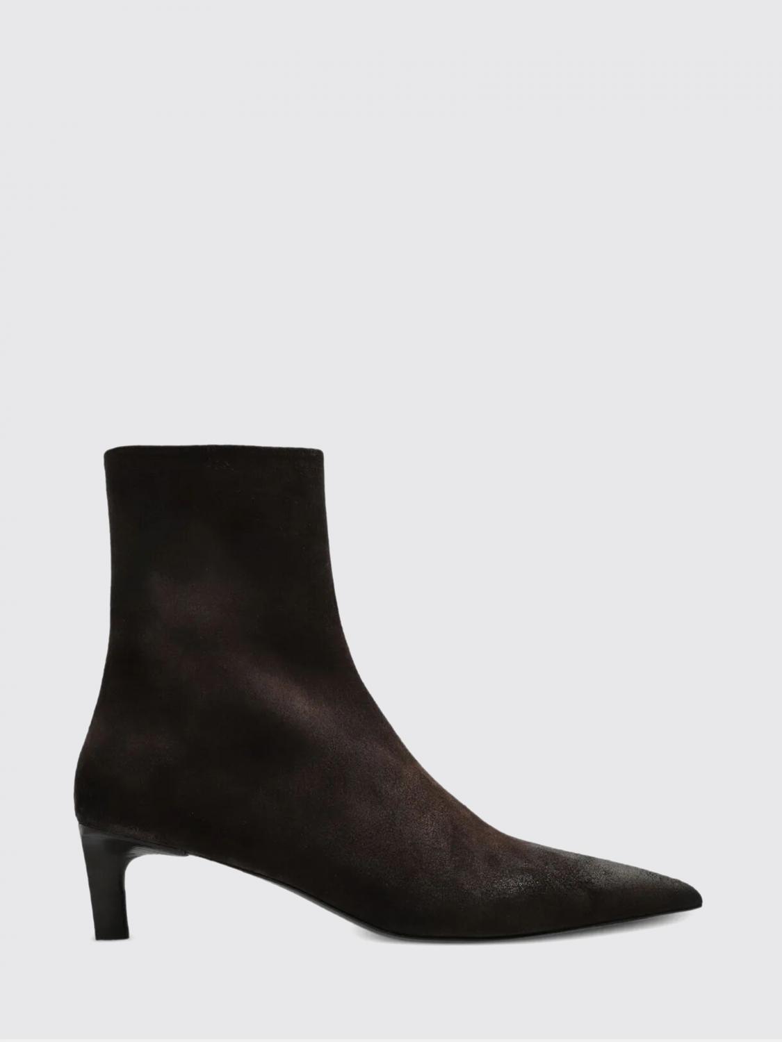Marsèll Ankle Boots With Pointed Toe And Kitten Heel In Brown