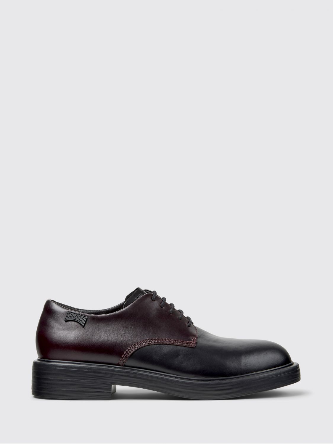 Camper Dean Leather Two-tone Lace-up Shoes In Multi