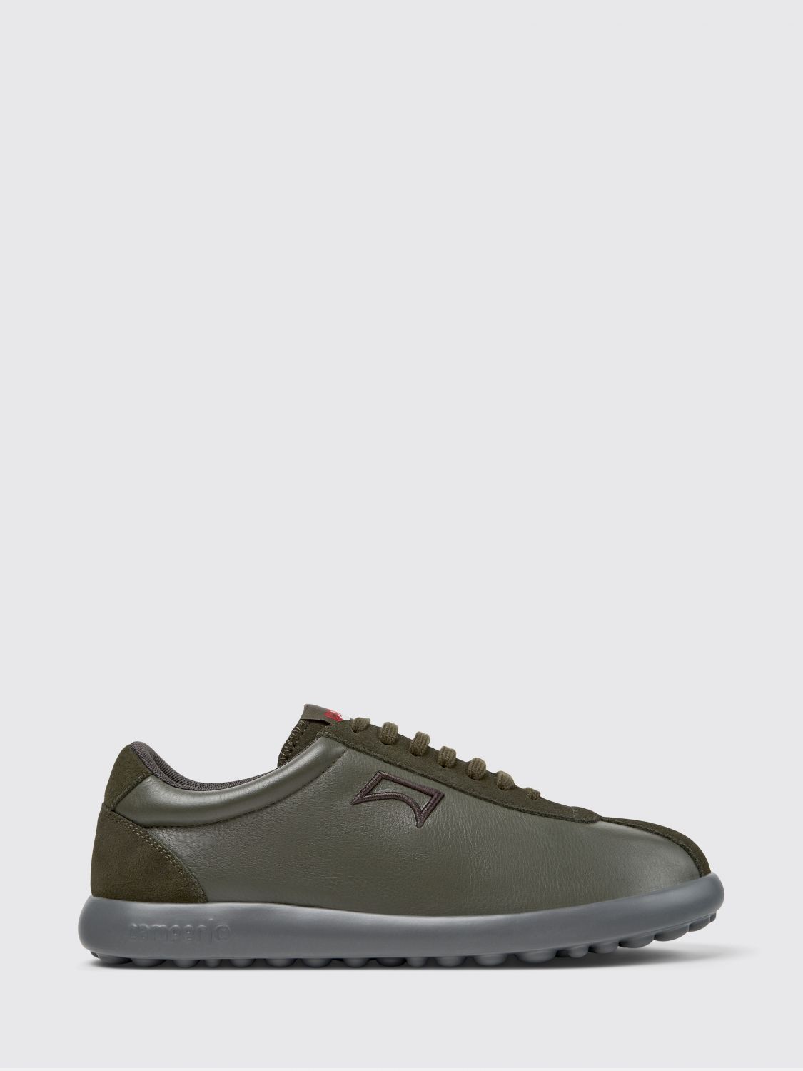 Camper Pelotas Xlf Leather Suede Sneakers In Green