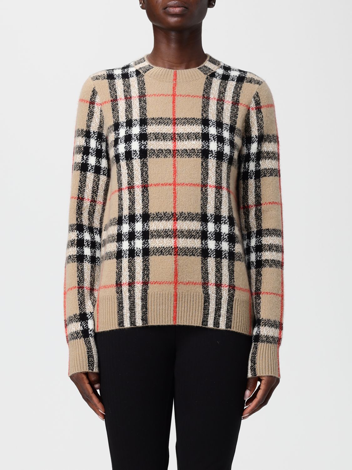 Burberry Cardigan  Woman Color Beige In Brown