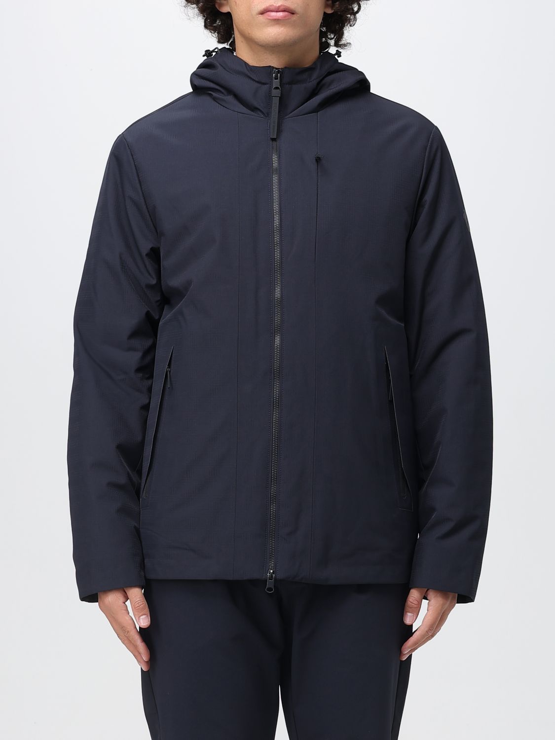 People Of Shibuya Shikoku Hooded Zip Jacket In Blue