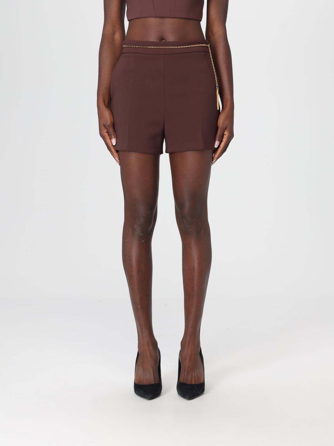 Elisabetta Franchi Stylish Shorts With Chain And Pockets In Multi