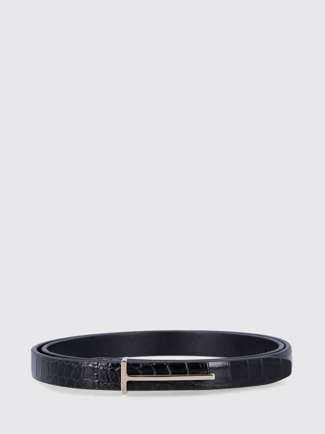 TOM FORD TOM FORD Belt Woman color Black　TOM FORD ベルト ウーマン カラー ブラック