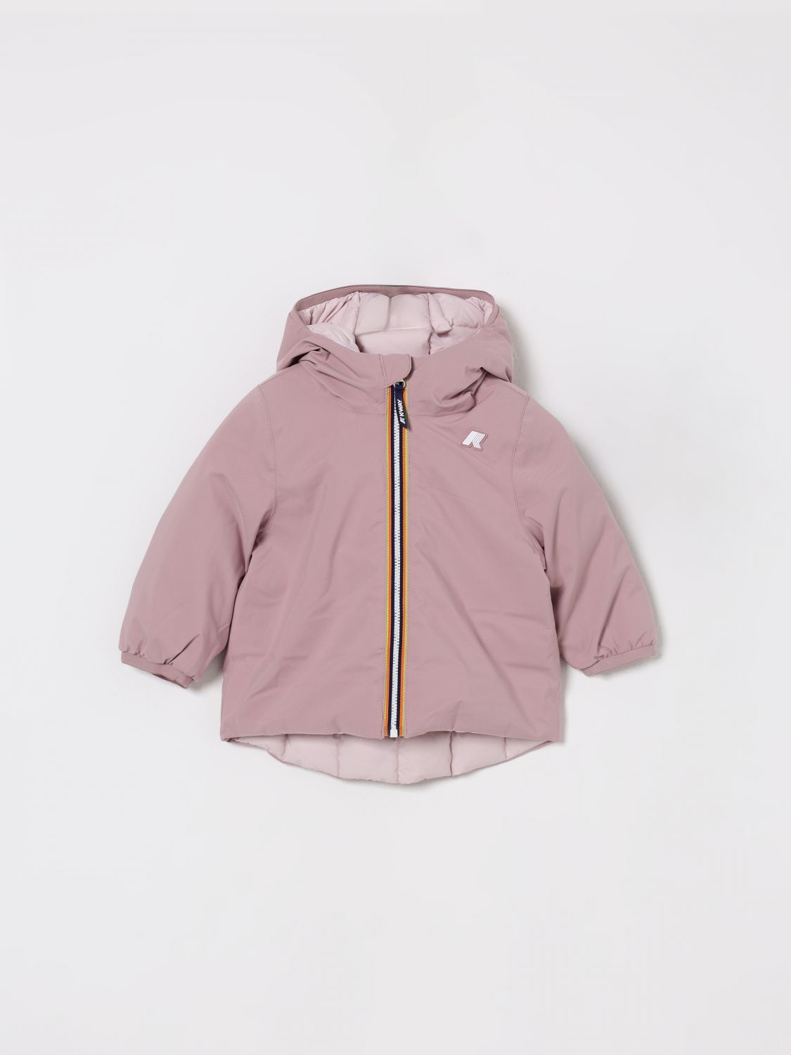 K-way Coat Kids Color Pink In Neutral