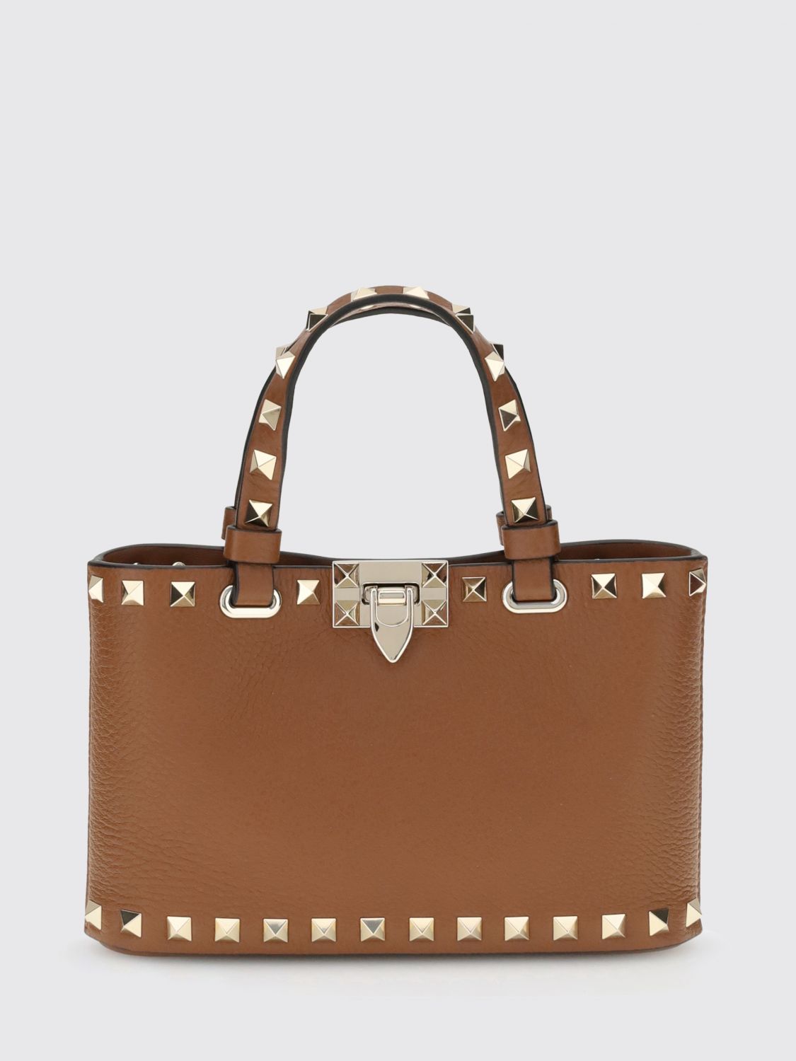 Borsa Rockstud Valentino Garavani in pelle a grana