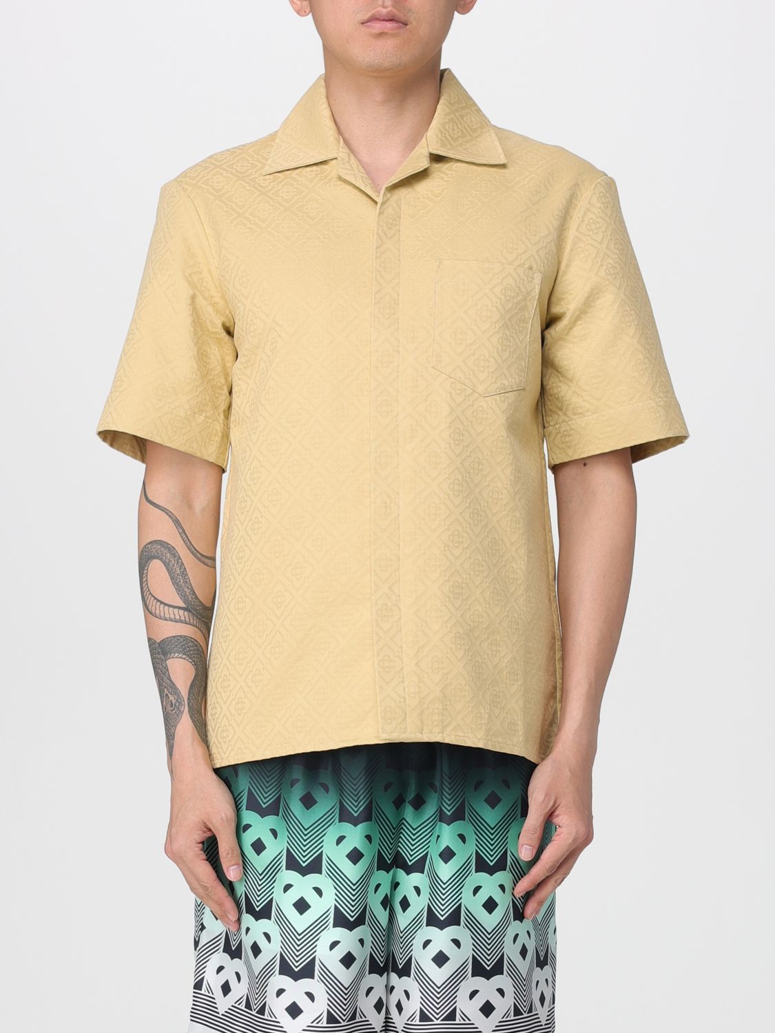 Shirt CASABLANCA Men color Beige