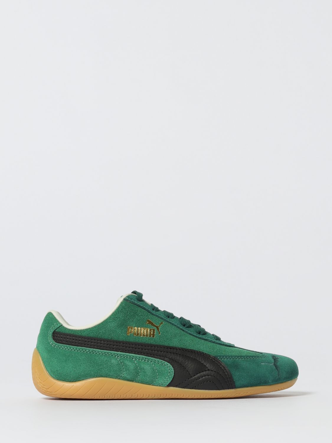 Puma Speedcat Suede-leather Sneakers In Green