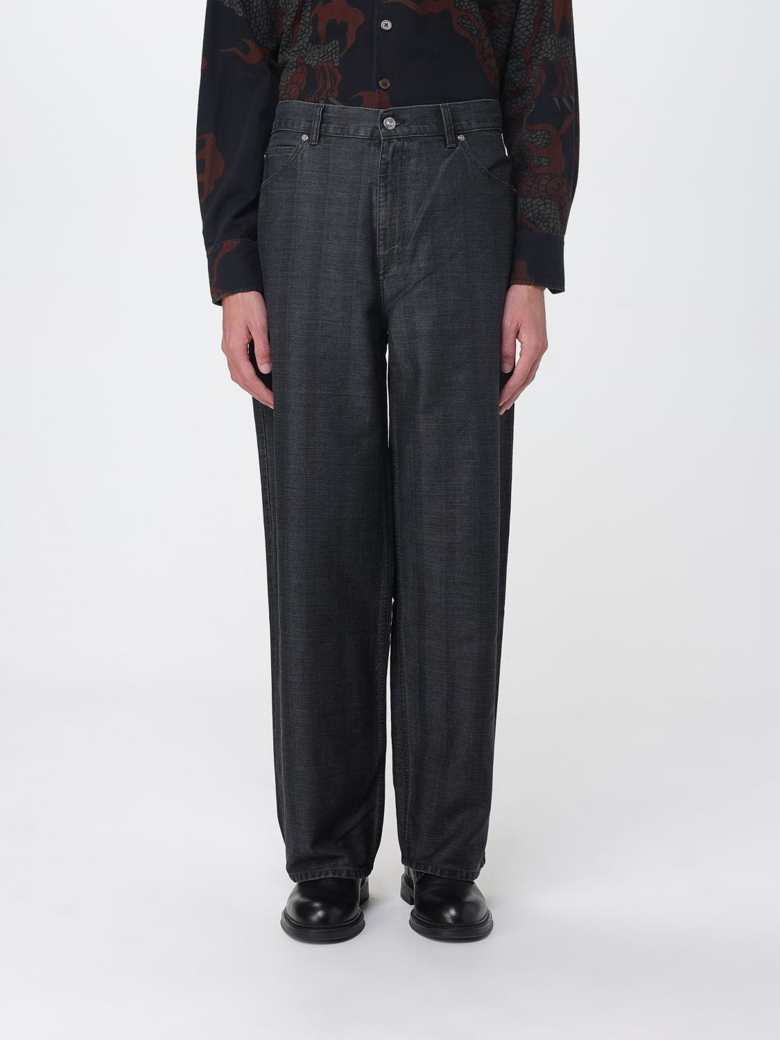 Our Legacy Jeans  Men Color Black In Blue