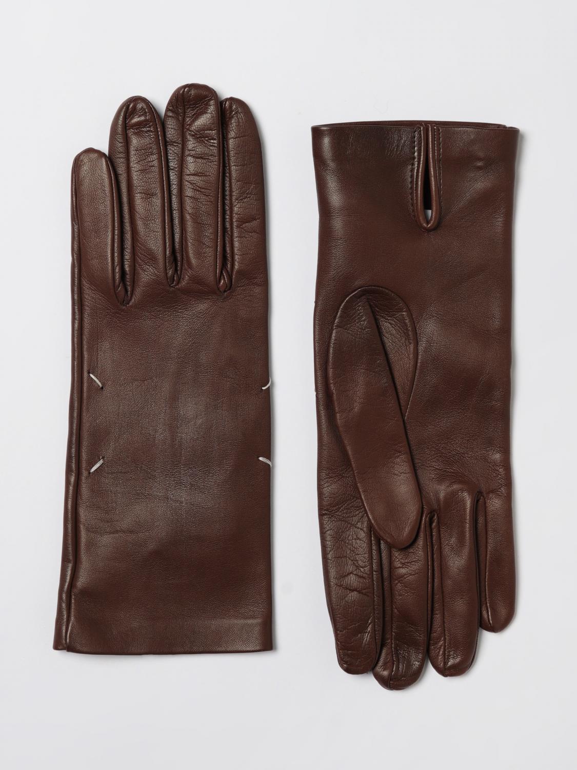 Gloves MAISON MARGIELA Woman color Brown