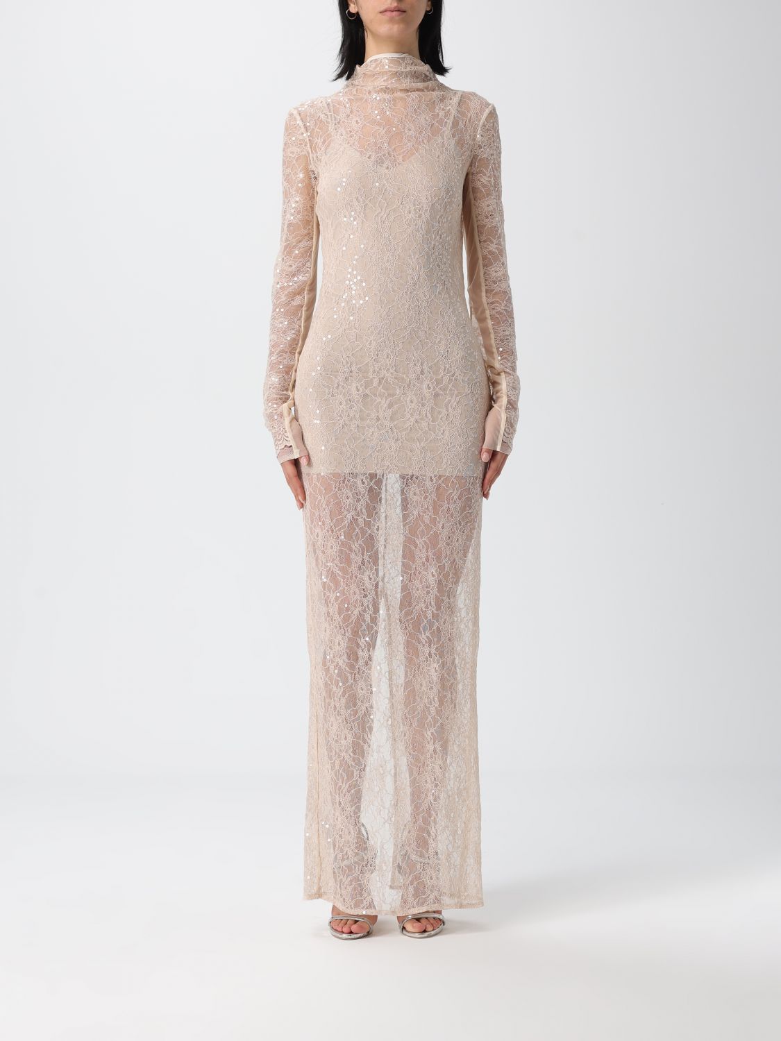 Patrizia Pepe Dress Woman Color White In White