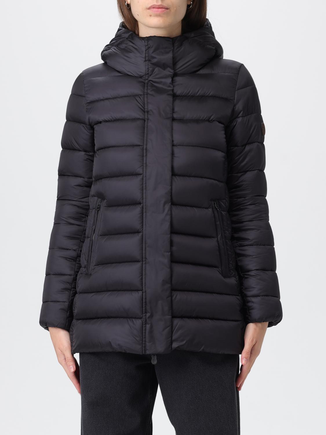 Save The Duck Danis Water Resistant Nylon Puffer Jacket In Black